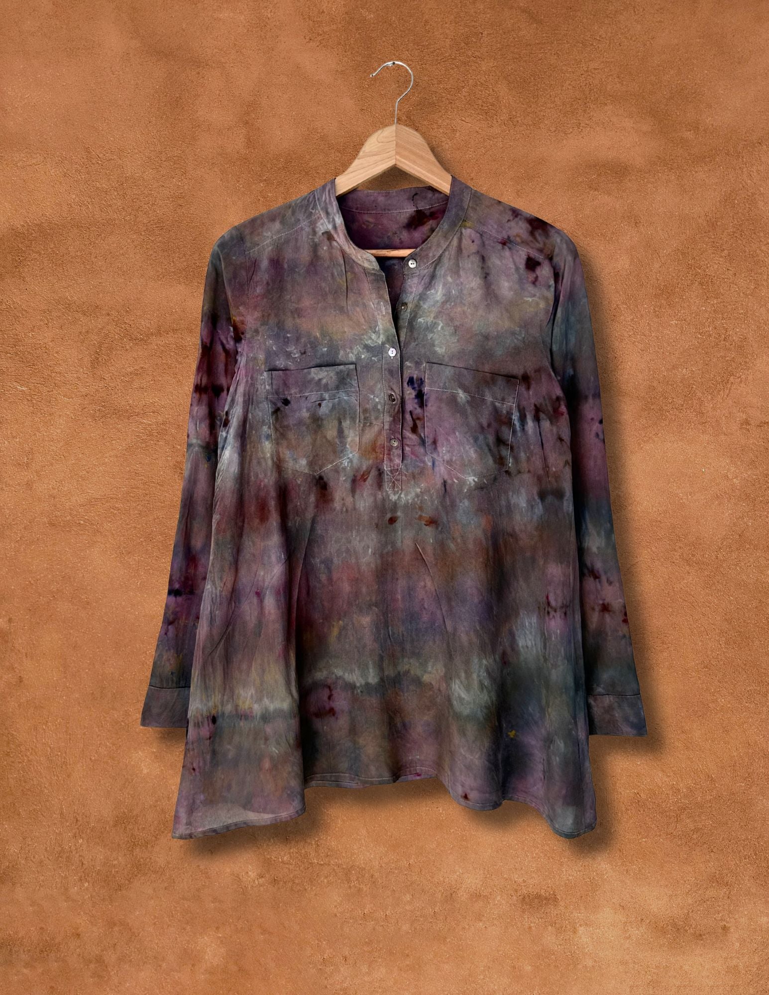 Upcycled Vintage Silk Shirt 38 x 30