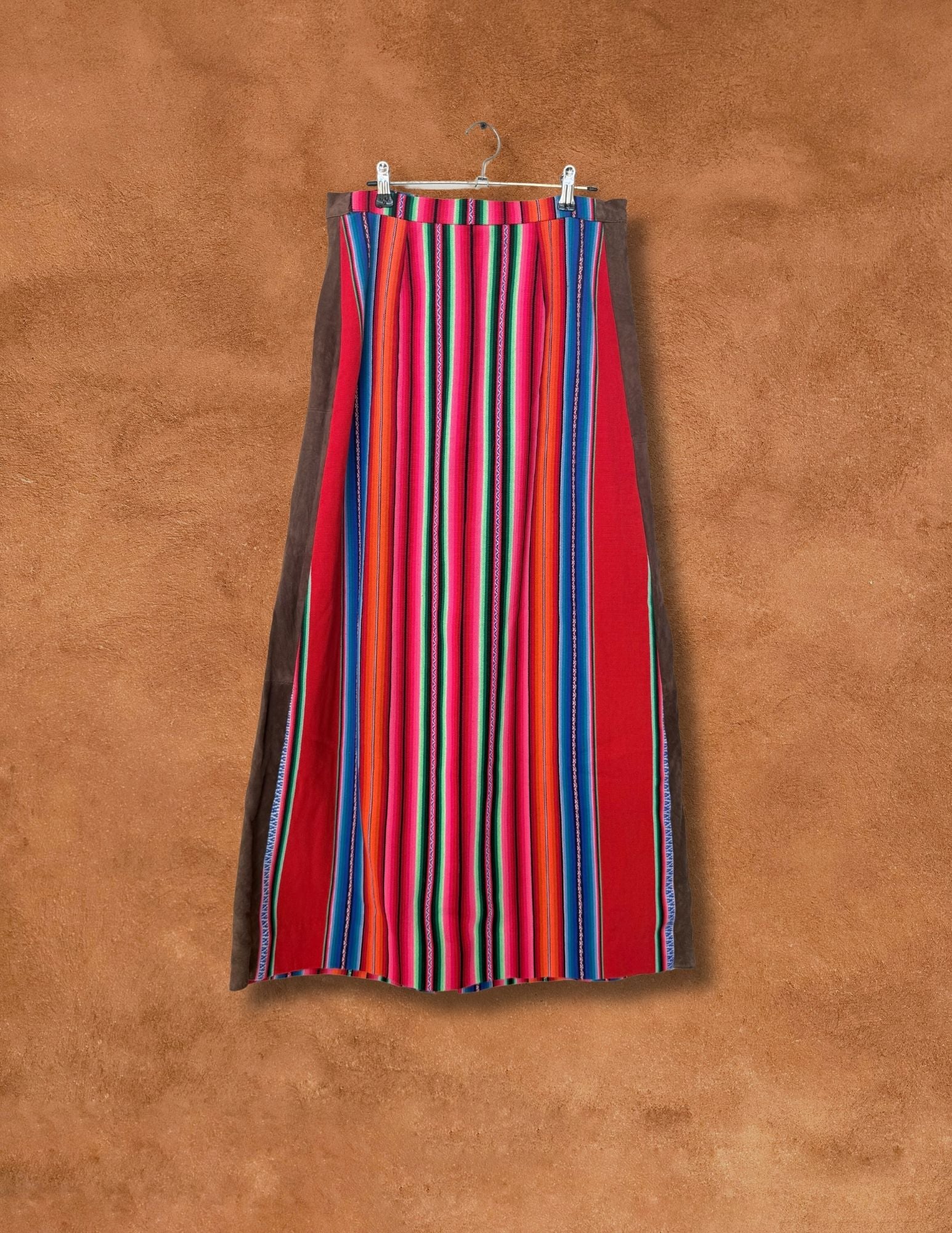 Upcycled Vintage 70s Serape Skirt