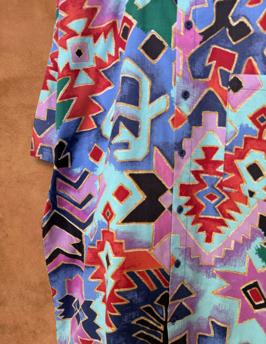 Vintage 80s Surf Shirt 46 x 29