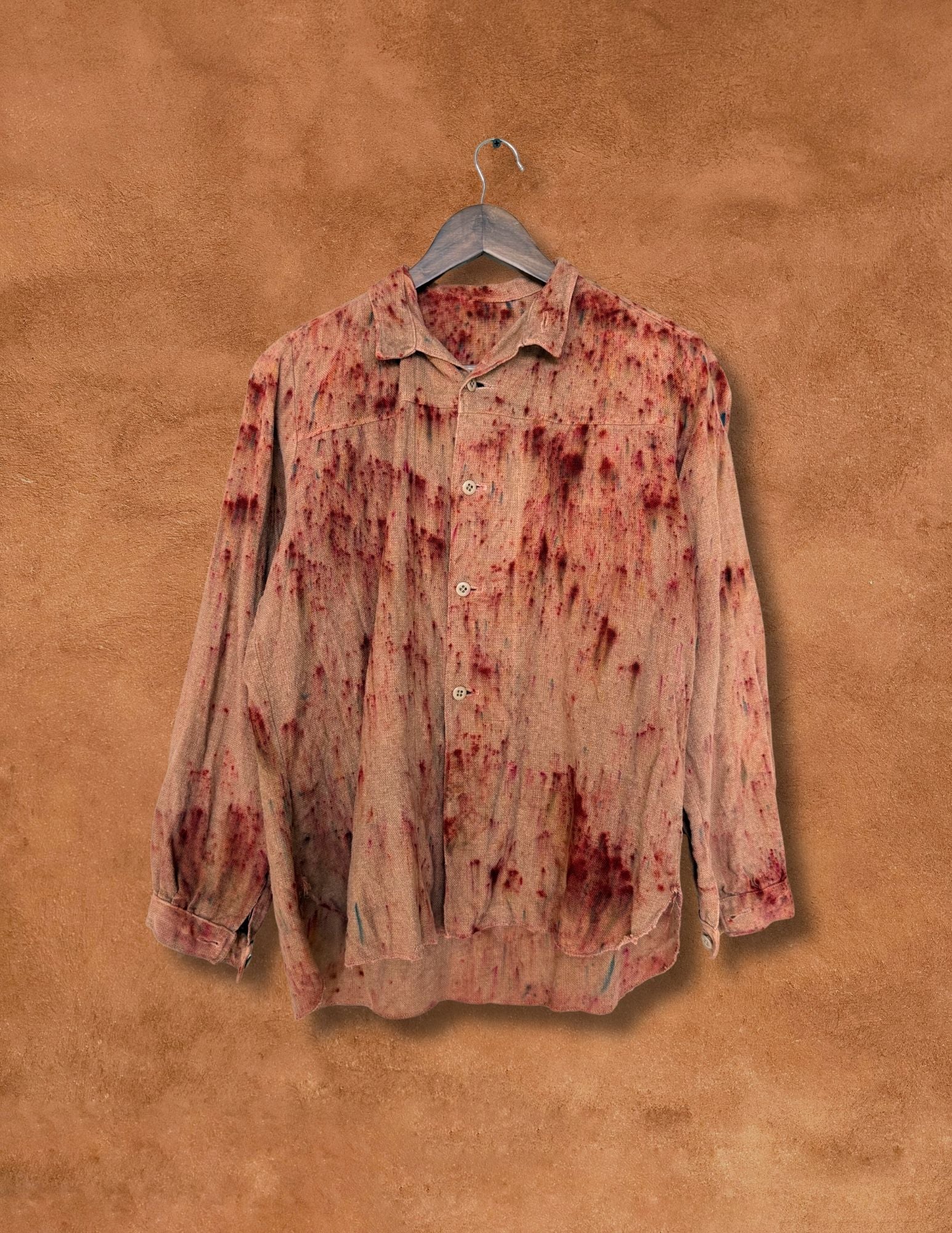 Upcycled Vintage Midcentury Textured Shirt