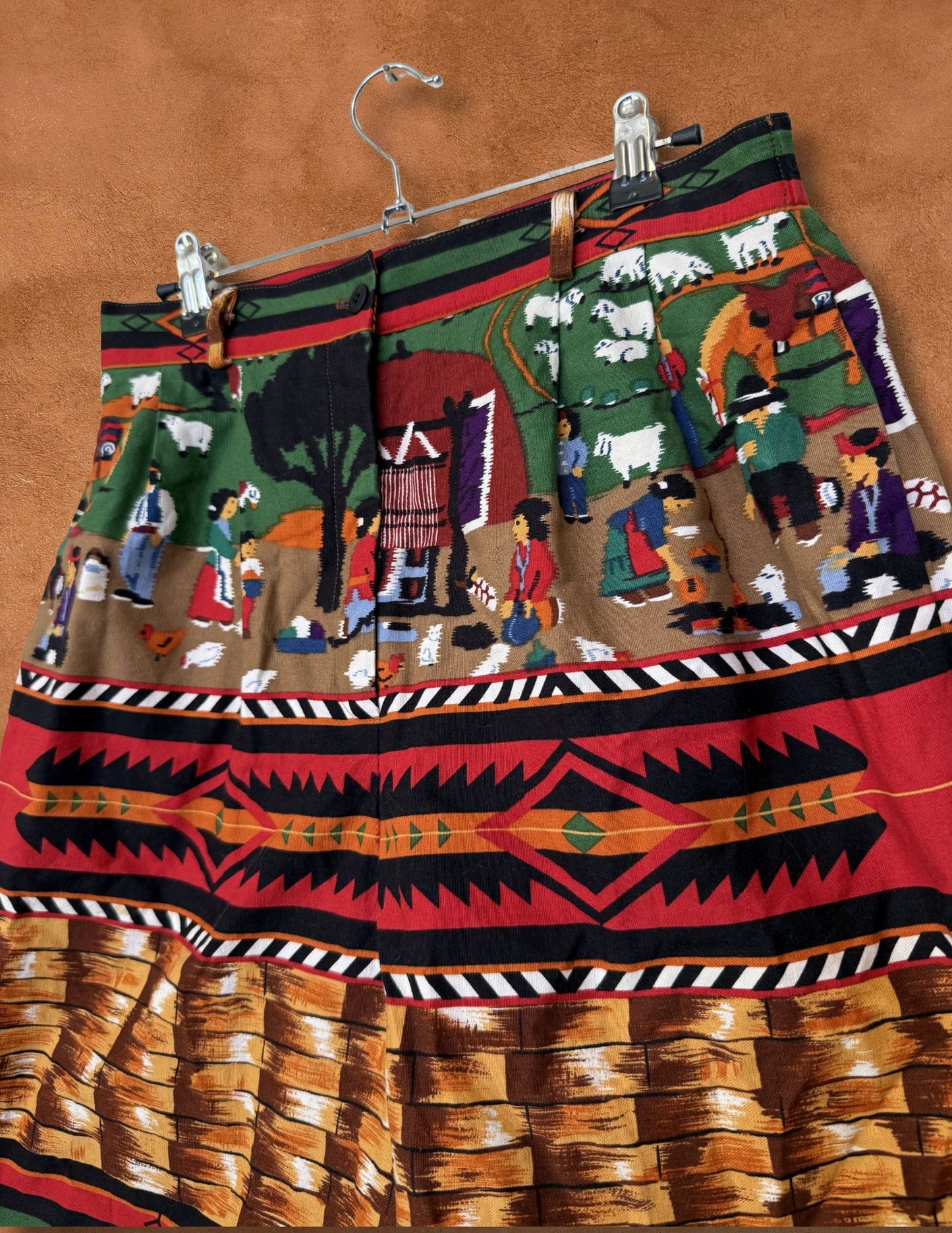 Vintage 80s High Waisted Shorts- Southwest Vibes 29/30