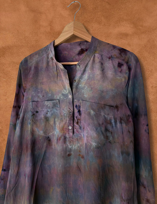 Upcycled Vintage Silk Shirt 38 x 30