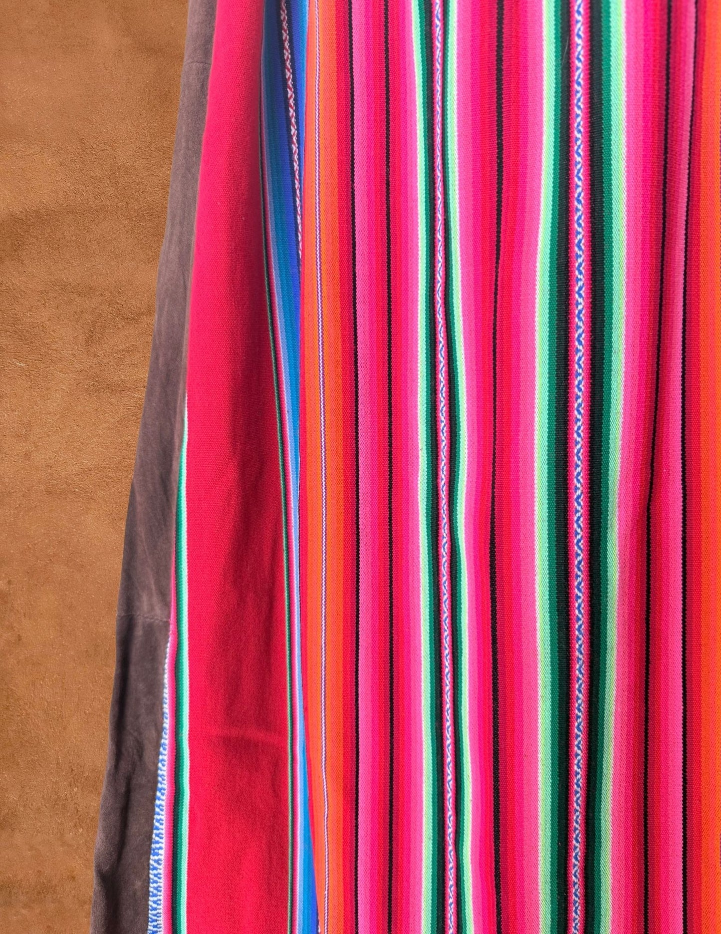 Upcycled Vintage 70s Serape Skirt