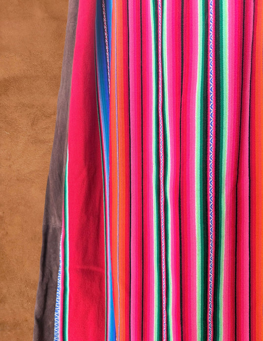 Upcycled Vintage 70s Serape Skirt