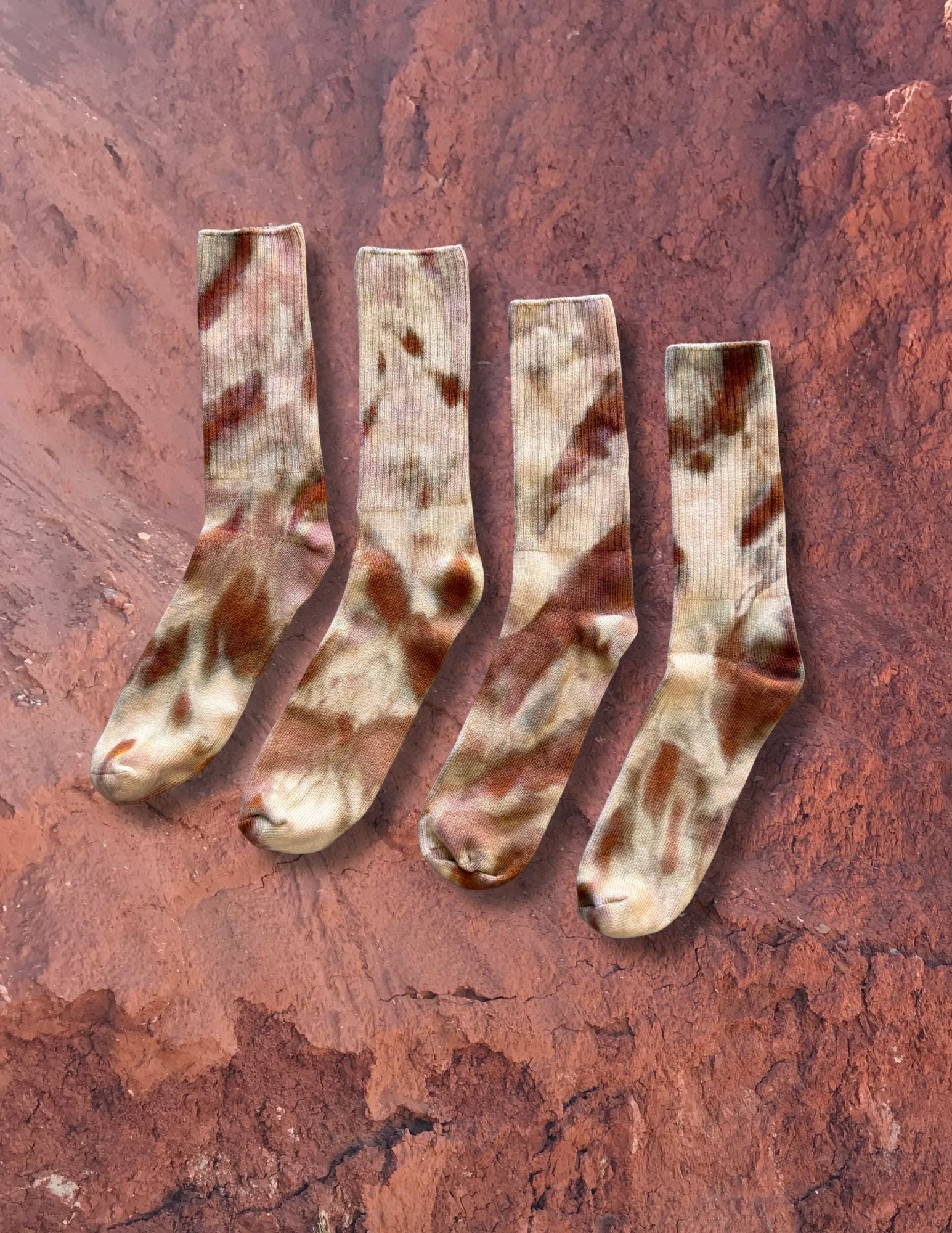 Limited Edition Hand Dyed Softest Socks- Woodland