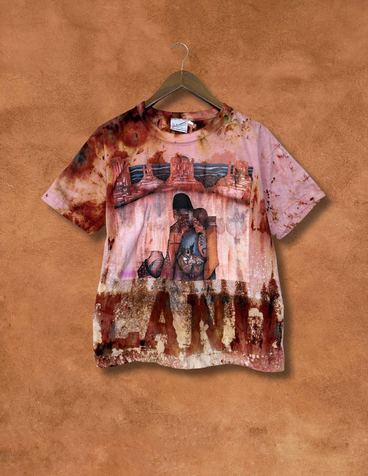Rare Upcycled Vintage Tee- Land Back 40 x 26