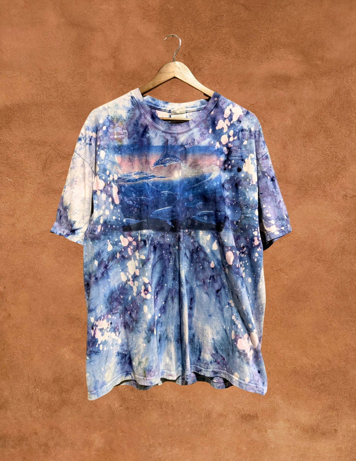 Upcycled Vintage Tee Shirt - Water is Life 48 x 30