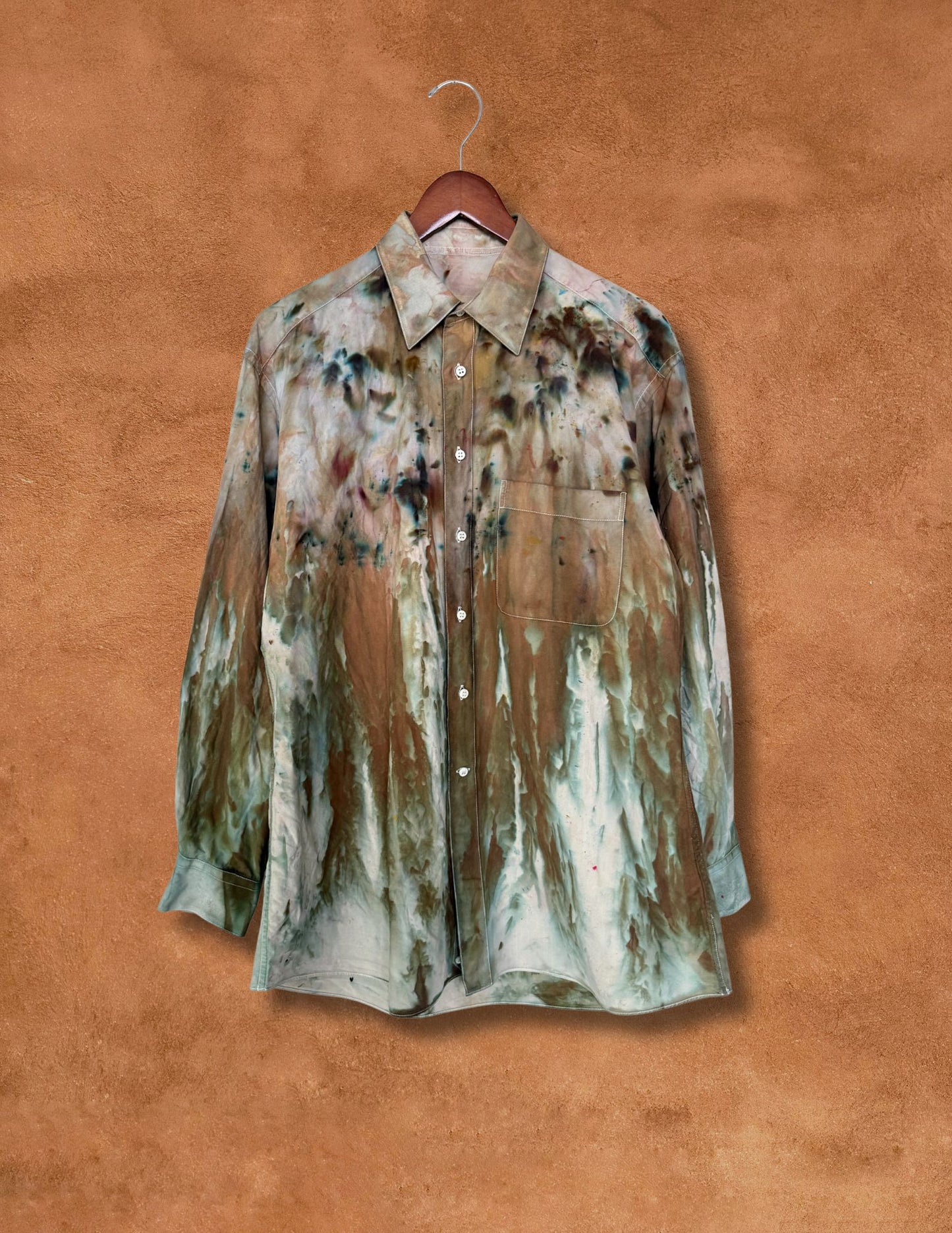 Upcycled Vintage Cotton Shirt 42 x 30