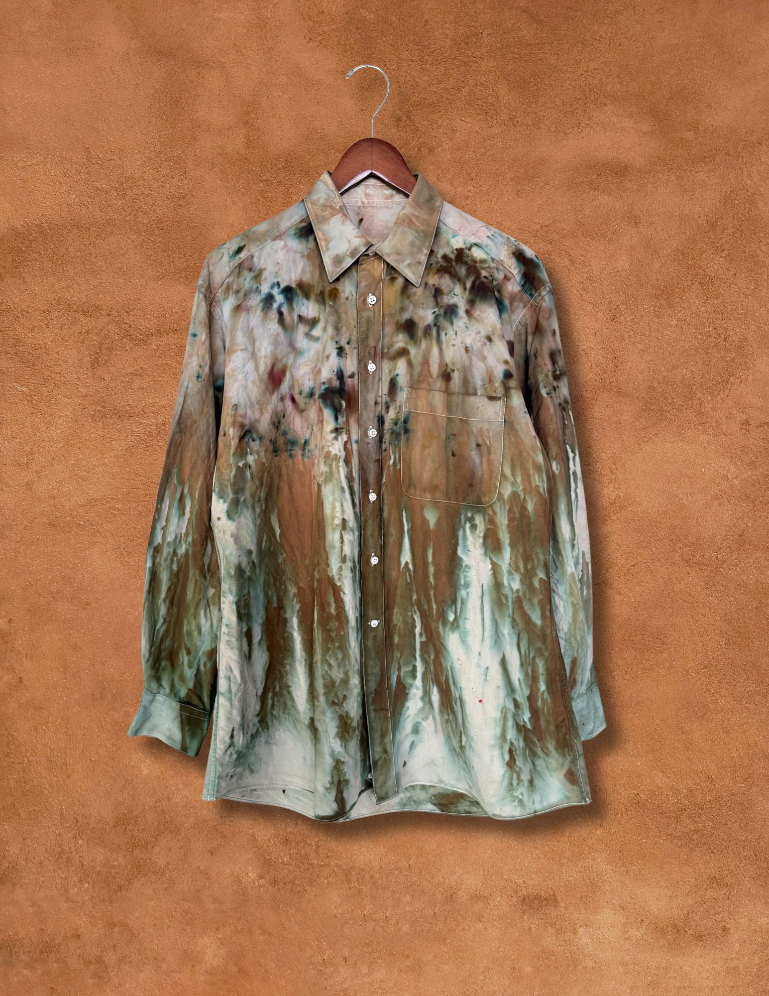 Upcycled Vintage Cotton Shirt 42 x 30