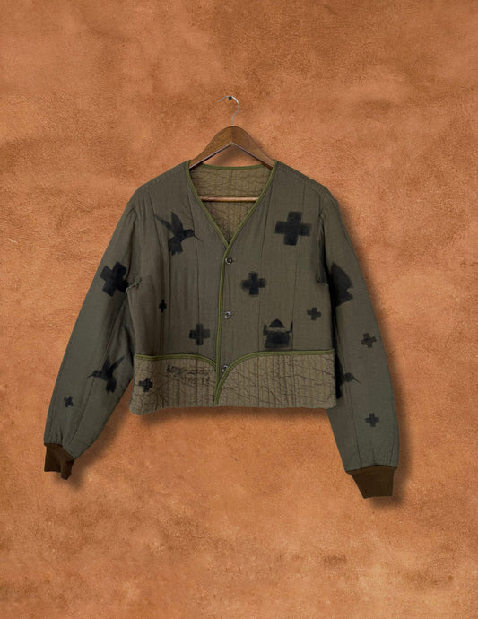 Upcycled Vintage Military Jacket