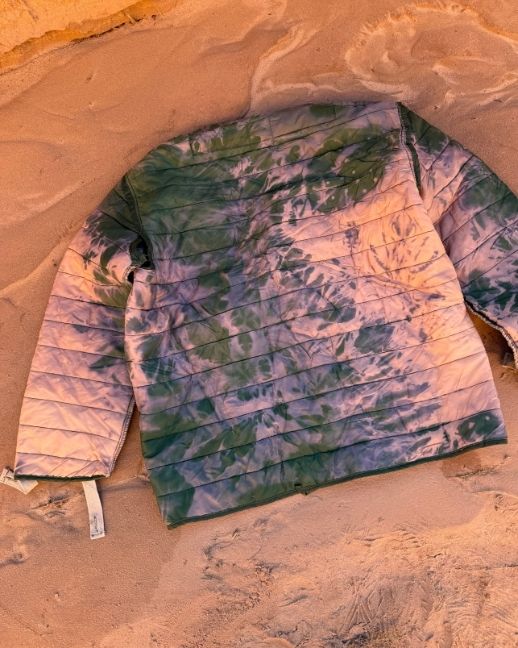 Upcycled Vintage Military Quilted Cardigan E