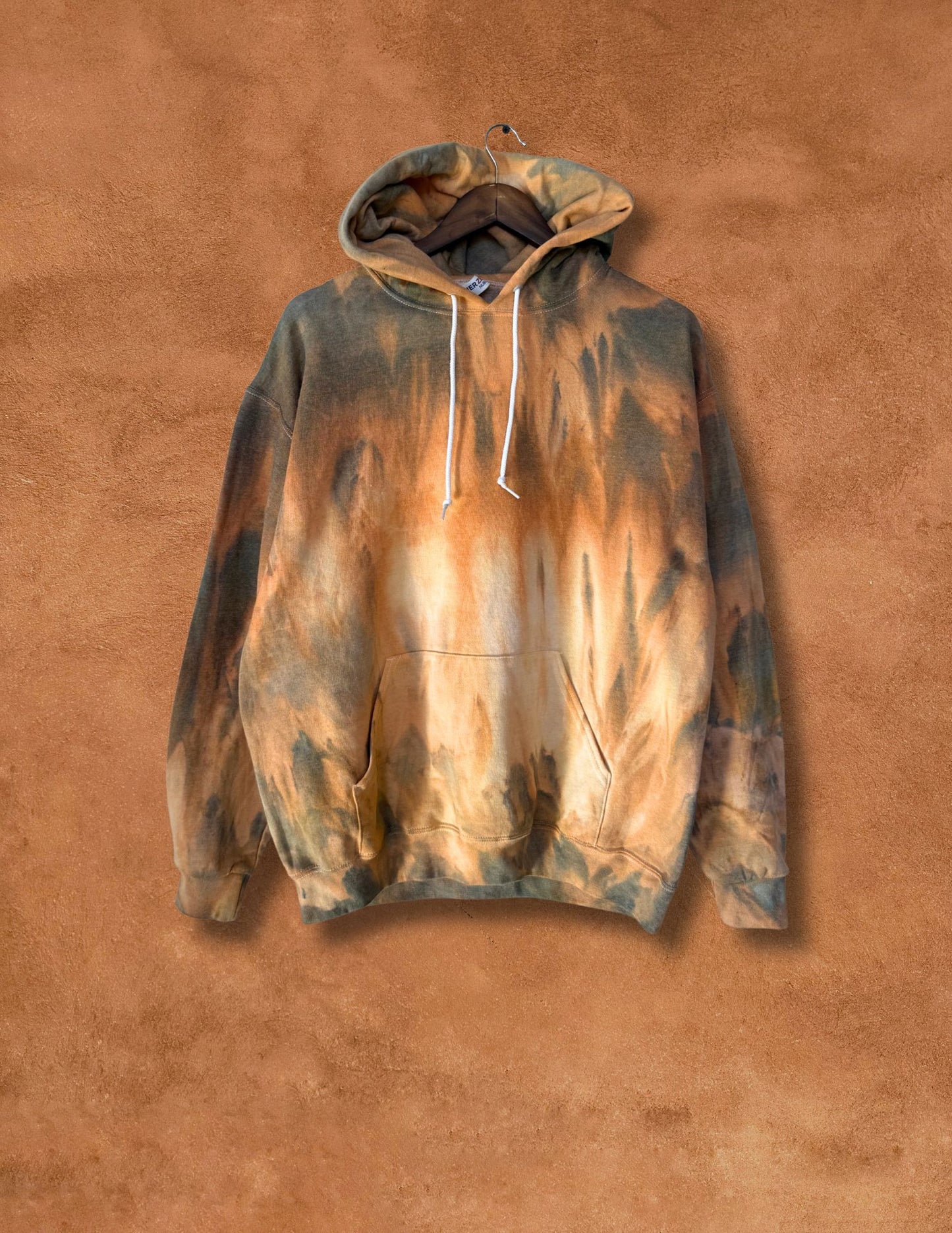 Limited Edition Snow Dyed Hoodie - Copper L