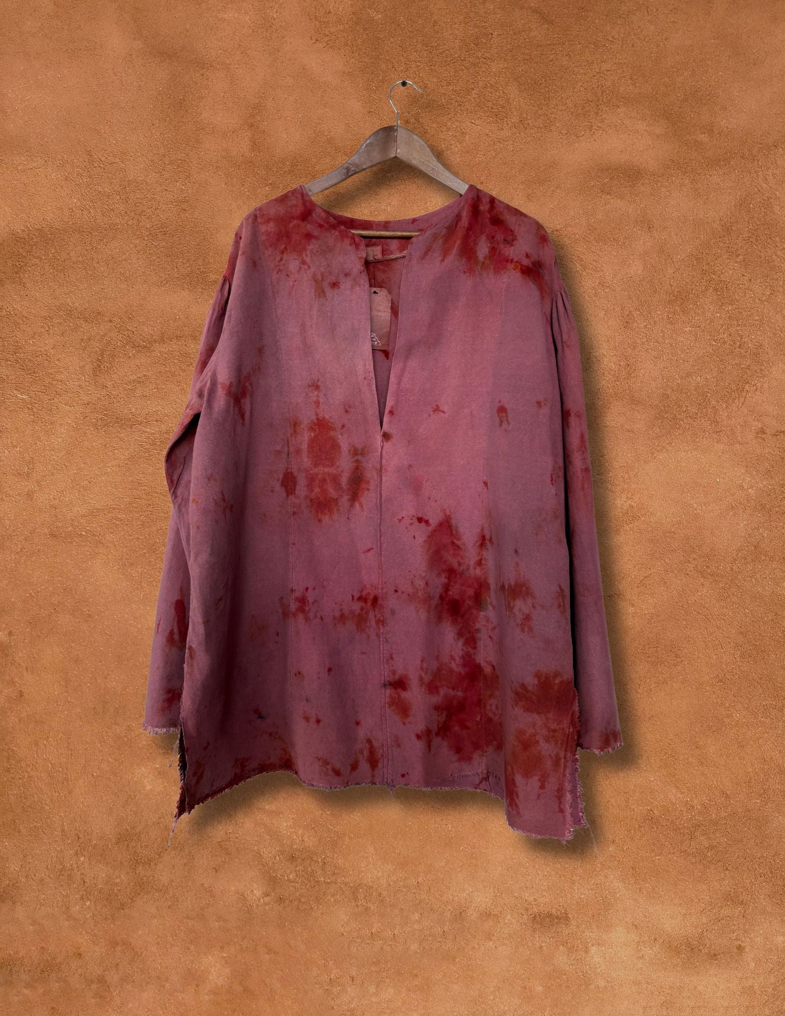 Upcycled Vintage Raw Silk Shirt