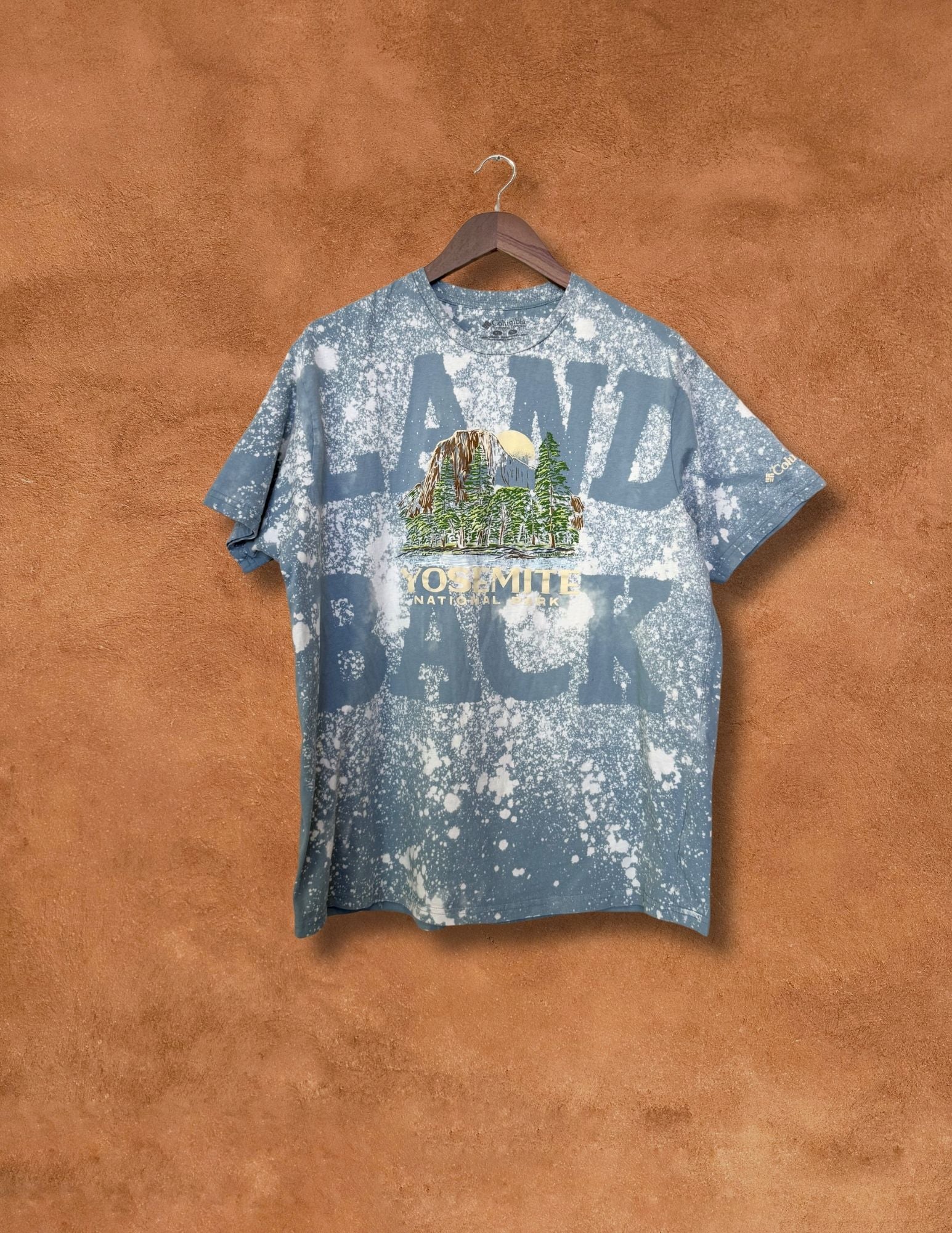 Upcycled Vintage Tee- 46 x 29 Land Back