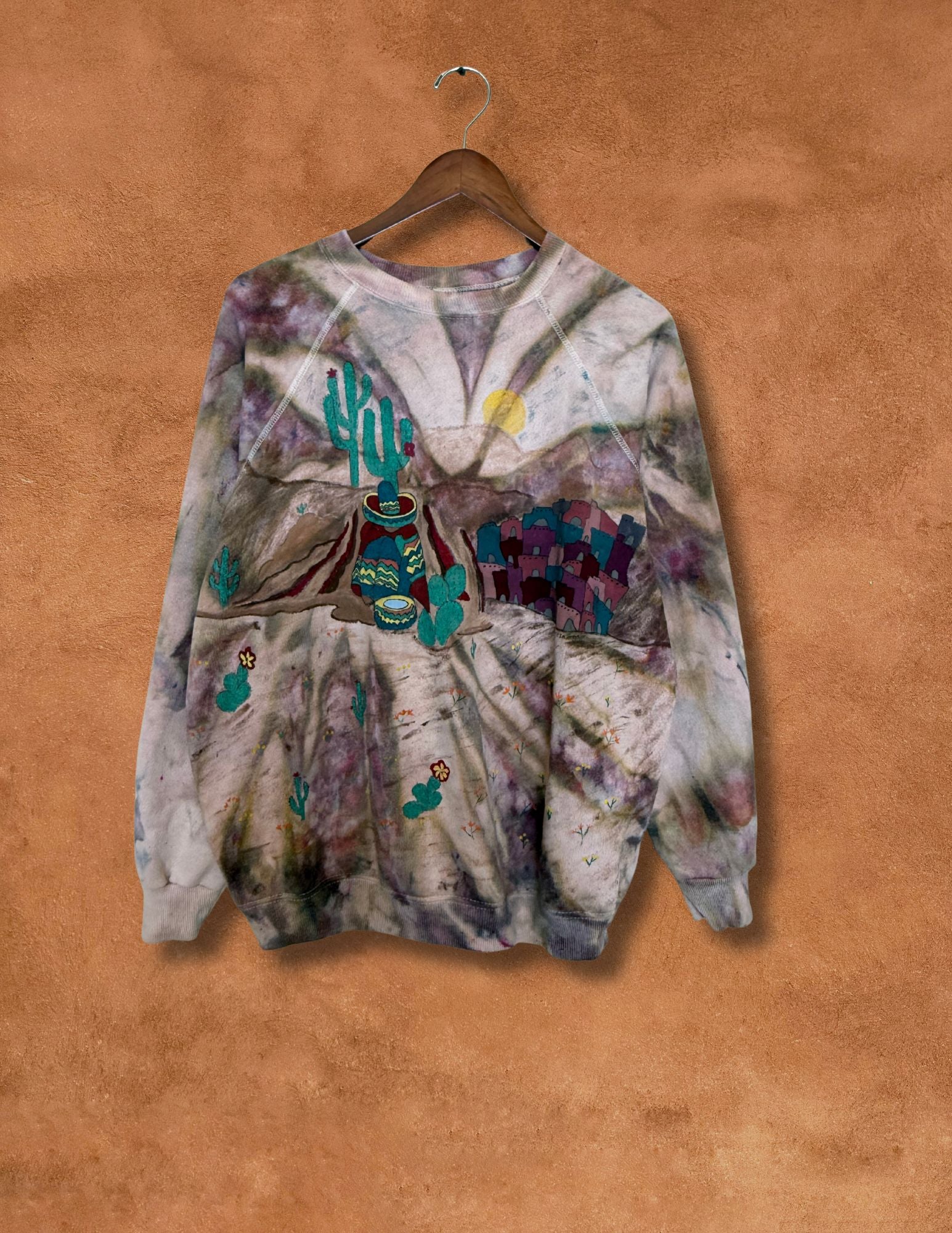 Upcycled Vintage 80s Southwest Sweatshirt