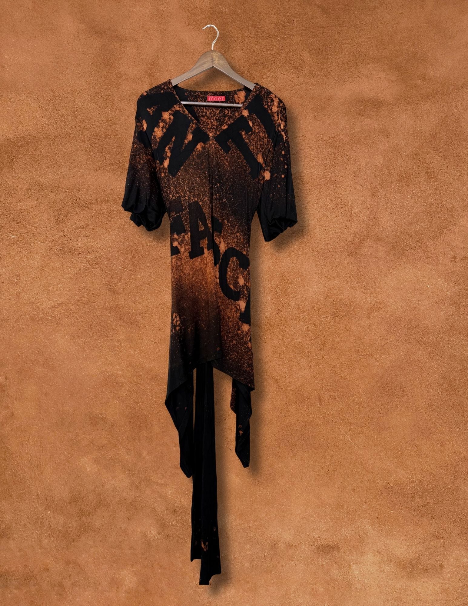 Upcycled Vintage Tunic- Anti-Fascist