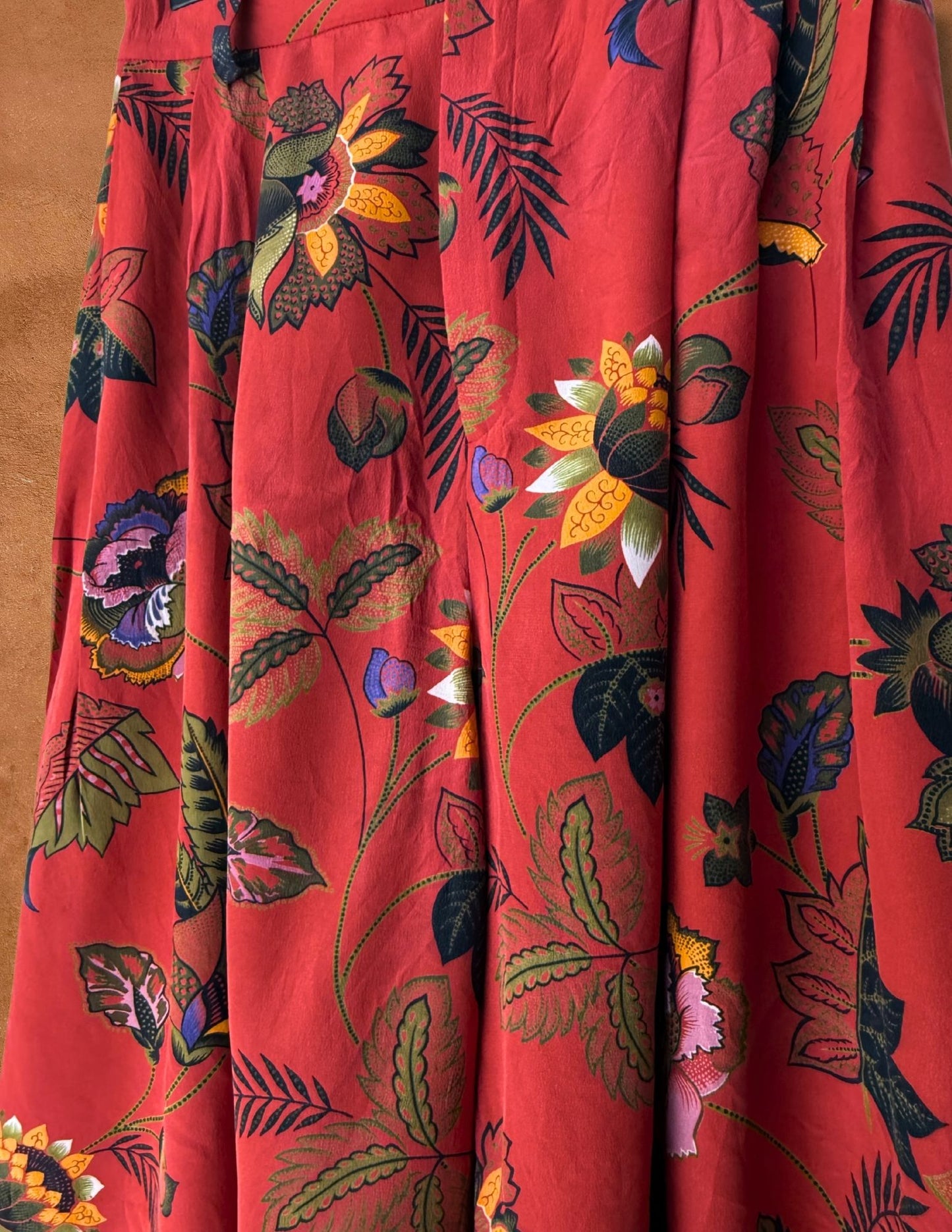 Vintage 80s High Waisted Silk Shorts- 25 x 11
