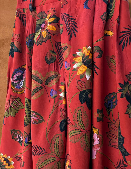 Vintage 80s High Waisted Silk Shorts- 25 x 11