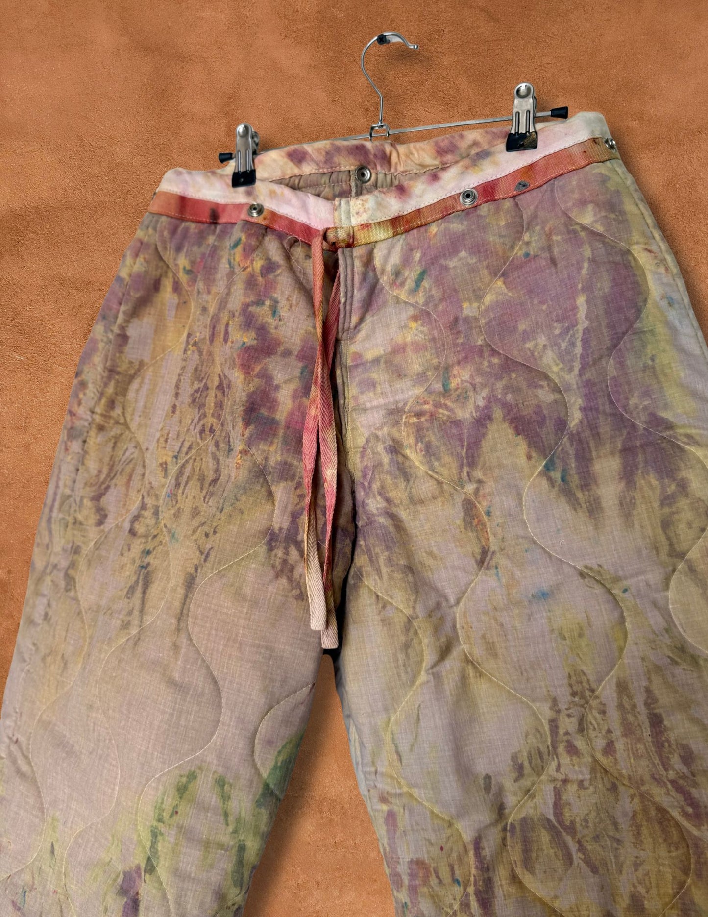 Upcycled Vintage Fireman Quilted Shorts