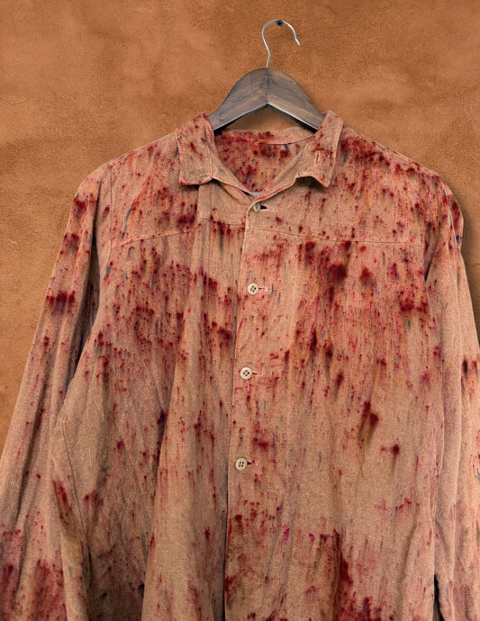 Upcycled Vintage Midcentury Textured Shirt