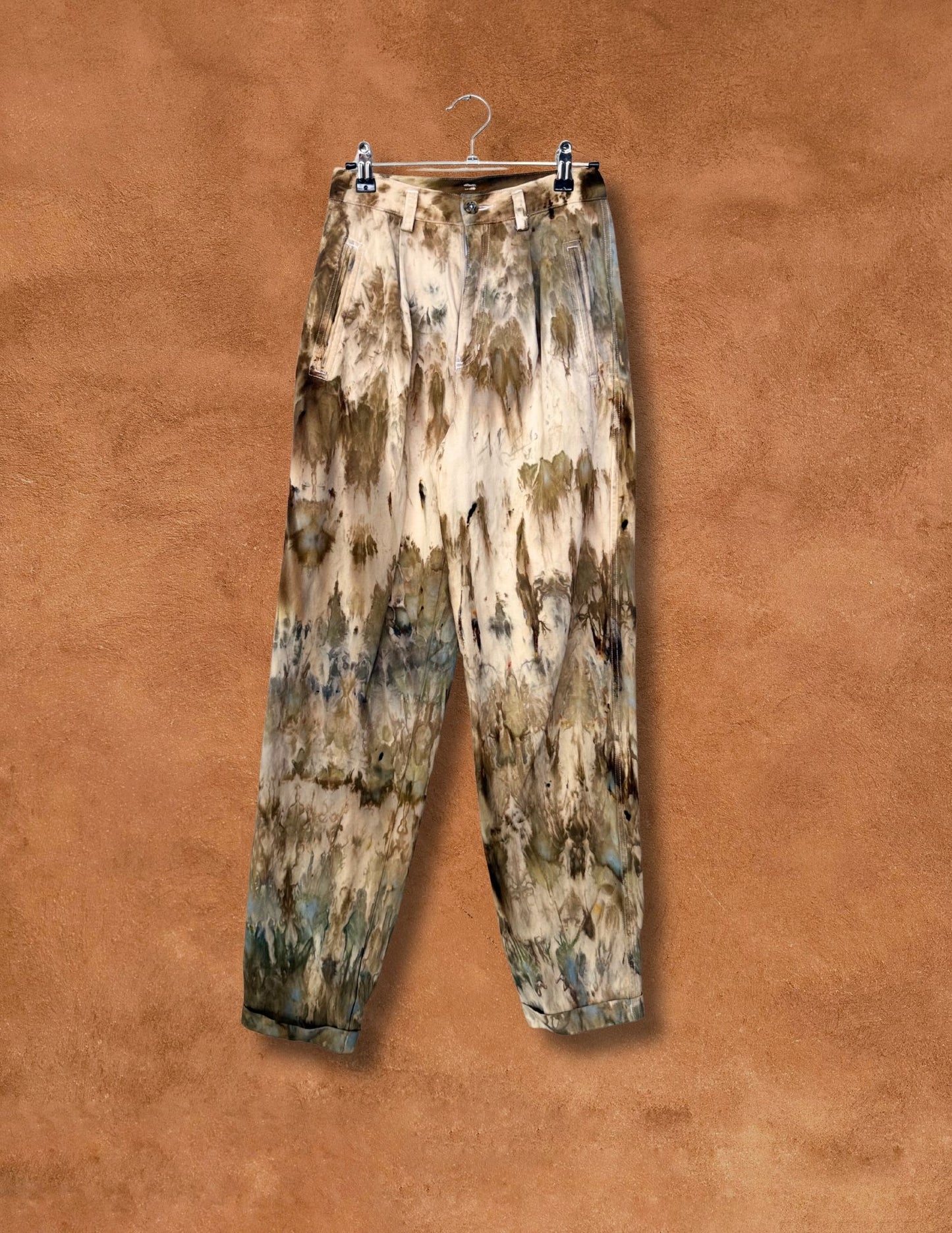 Upcycled Vintage 80s High Waisted Pant 26 x 29
