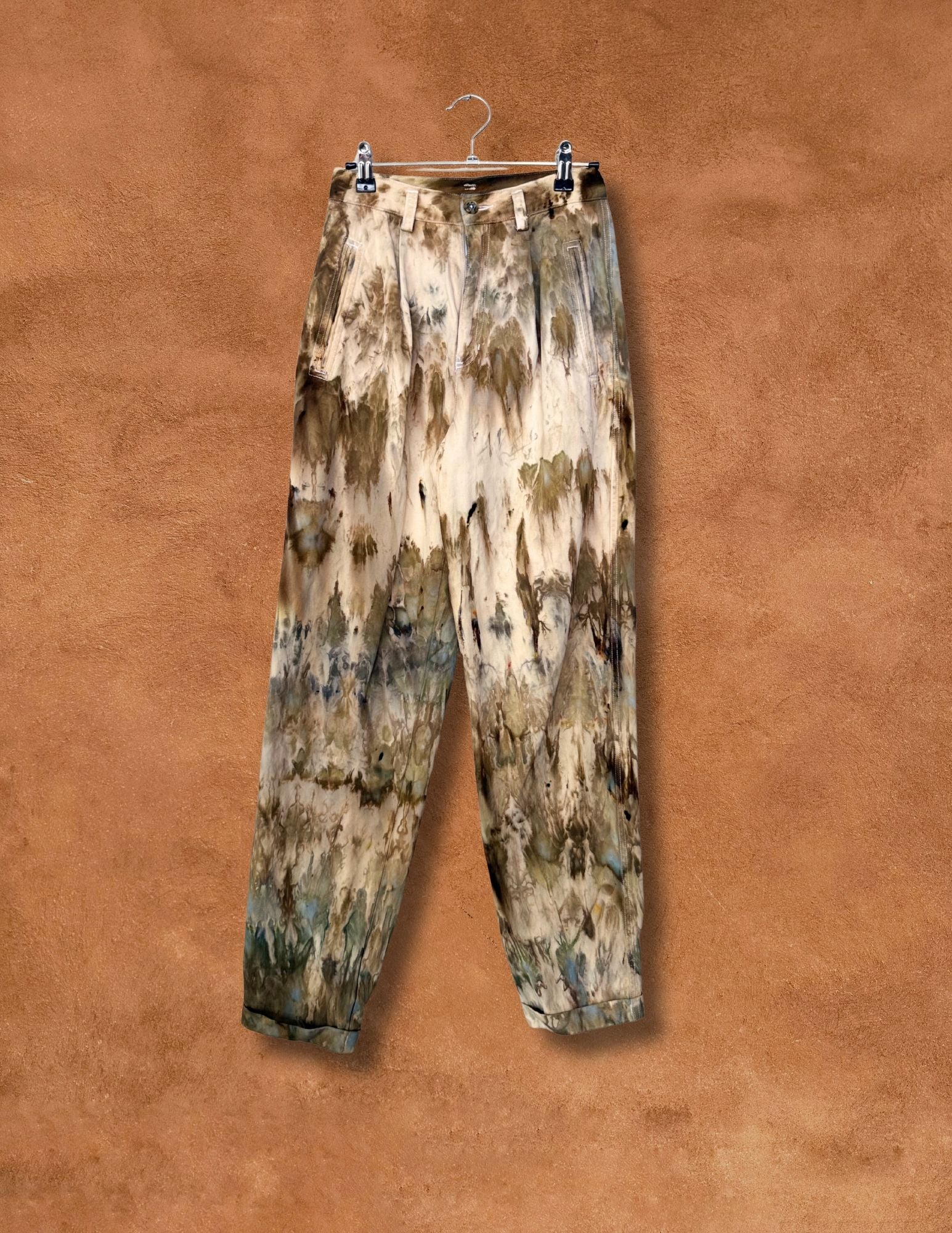 Upcycled Vintage 80s High Waisted Pant 26 x 29