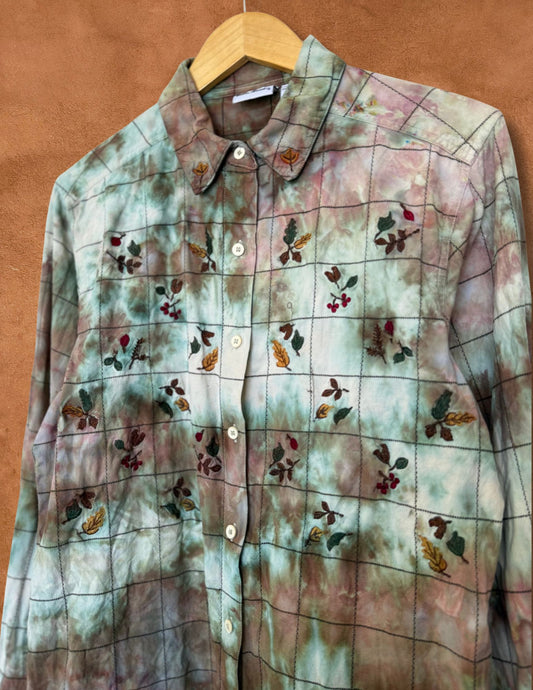 Upcycled Vintage 70s Shirt 42 x 29