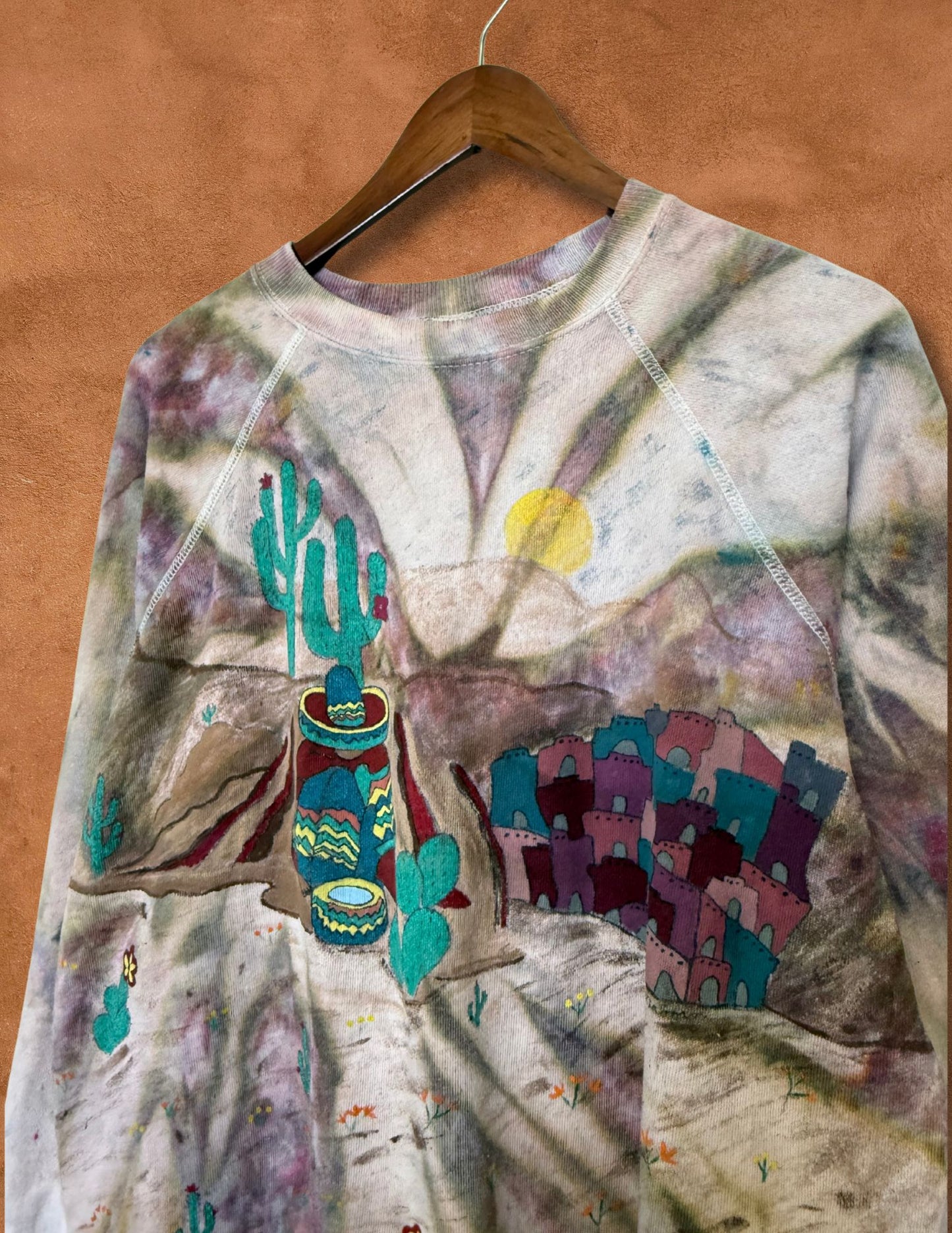 Upcycled Vintage 80s Southwest Sweatshirt