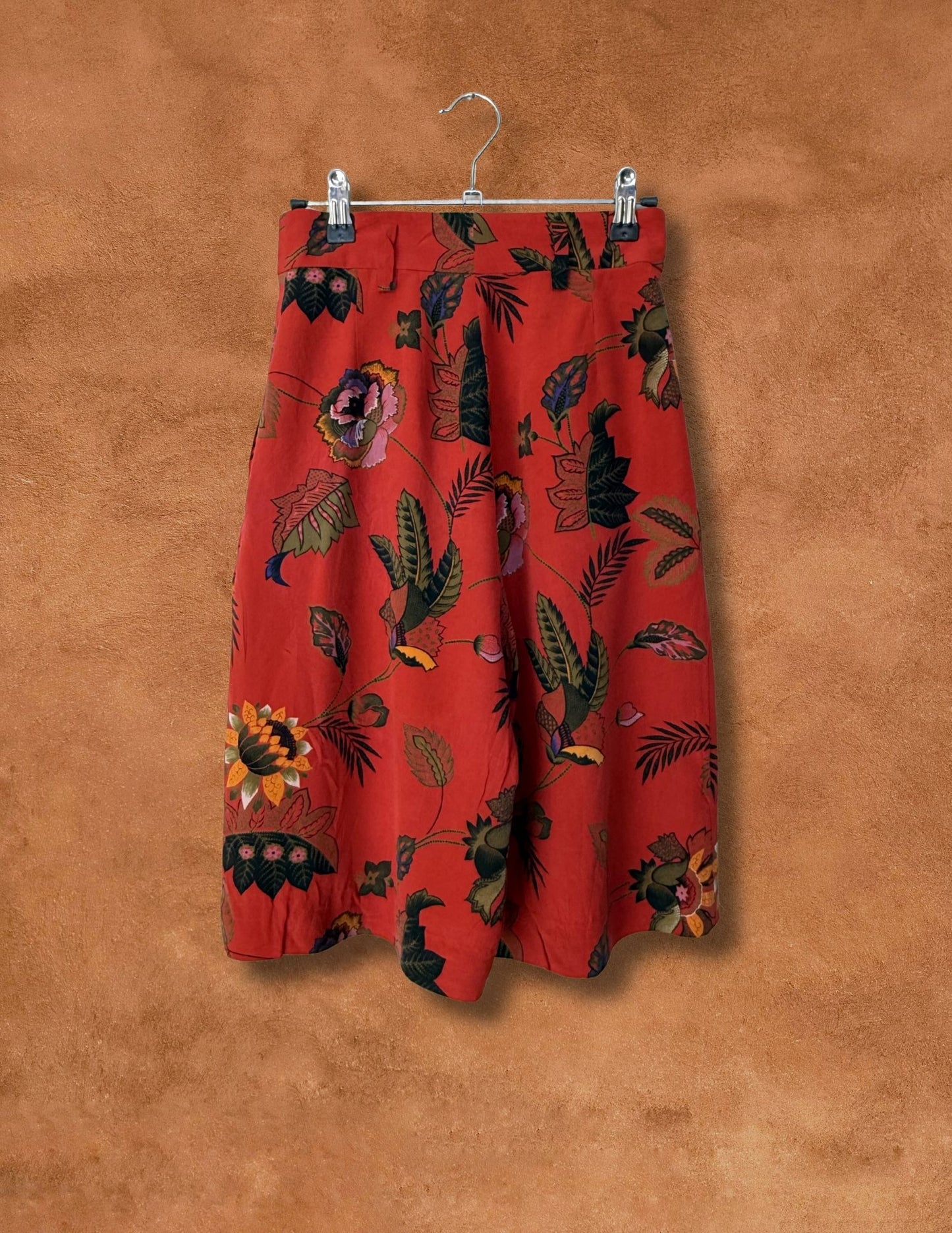 Vintage 80s High Waisted Silk Shorts- 25 x 11
