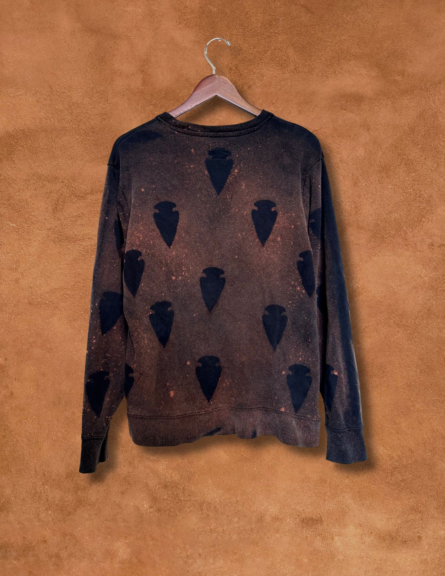 Upcycled Vintage Crew Sweatshirt- 48 x 26 Arrowhead