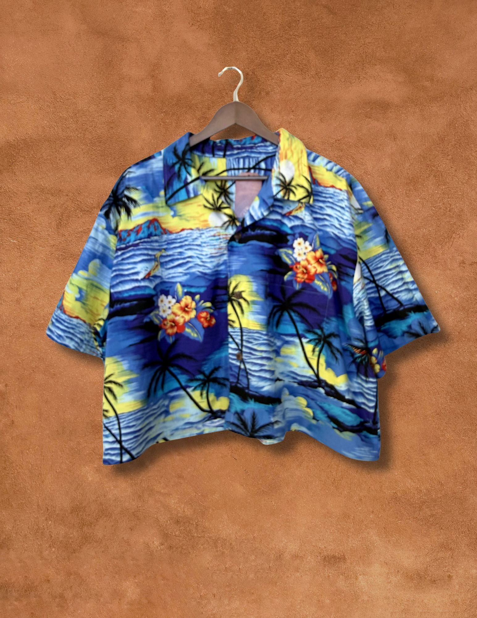 Vintage 80s Surf Shirt 54 x 22