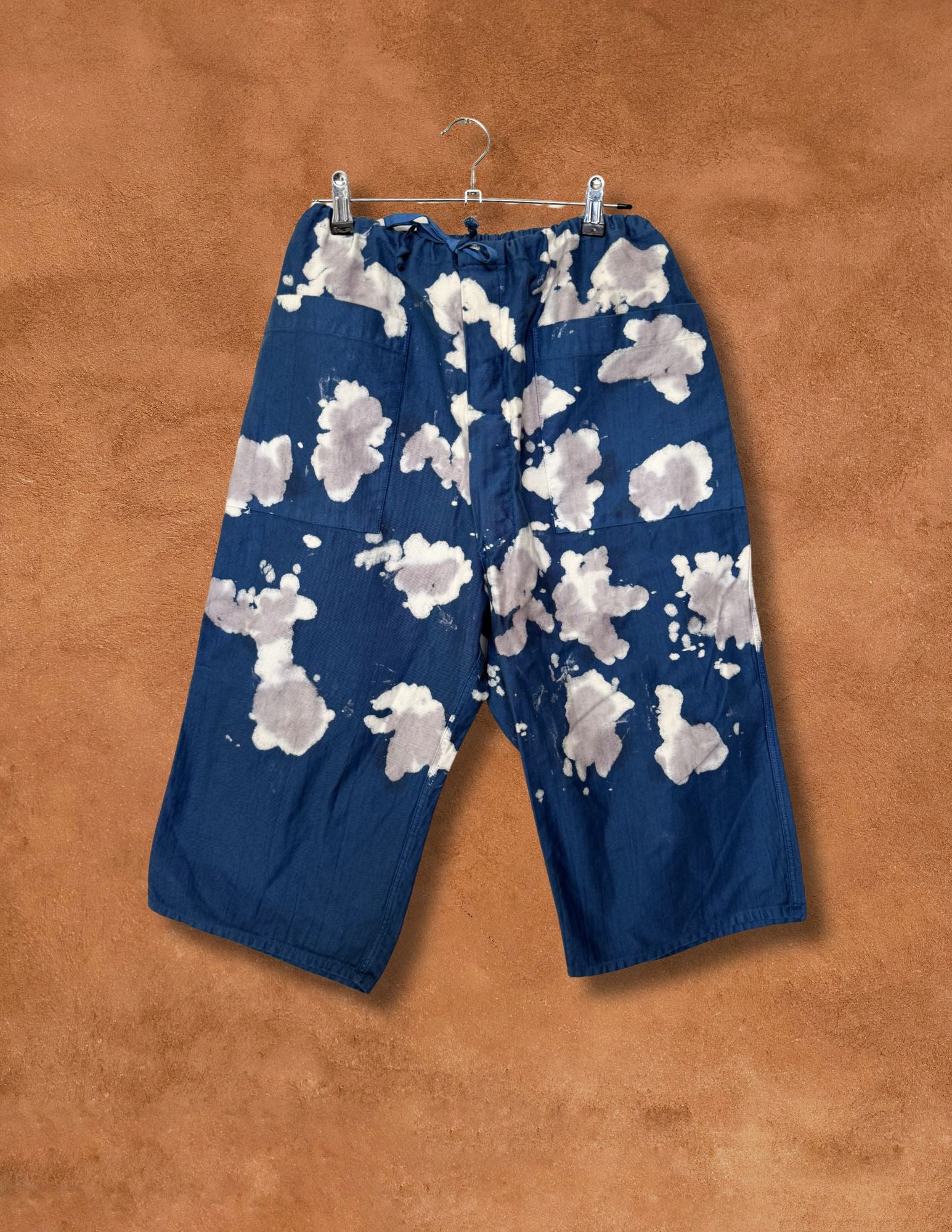 Upcycled Vintage Military Crop Pant -38 (adjustable) x 17 CLOUD