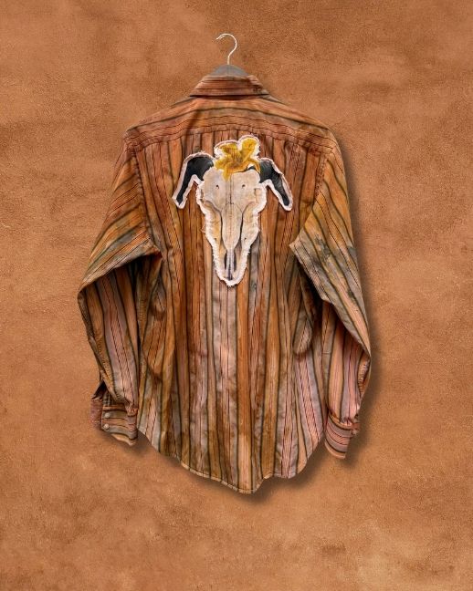 Upcycled Vintage Southwest Shirt 52 x 30 by Alexandra Barton