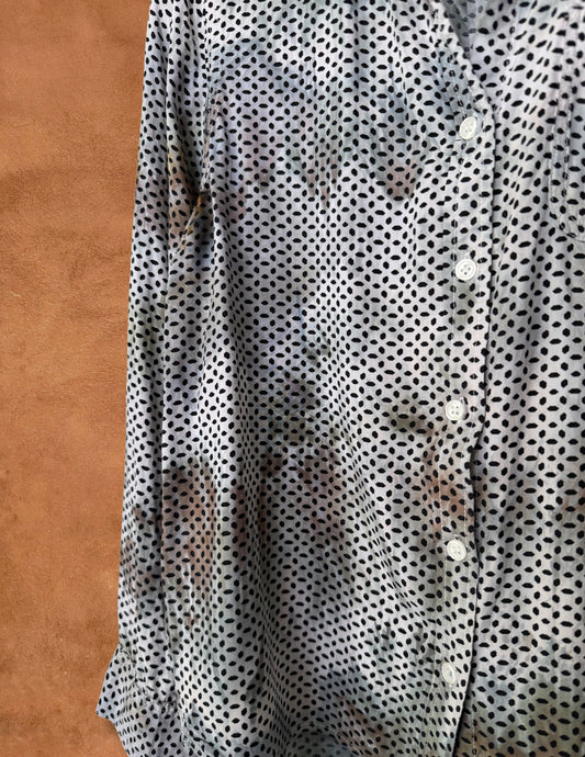 Upcycled Vintage Pattern Shirt 44 x 25