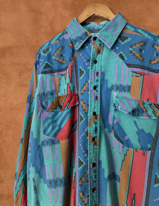 Vintage 80s Rodeo Shirt 52 x 31