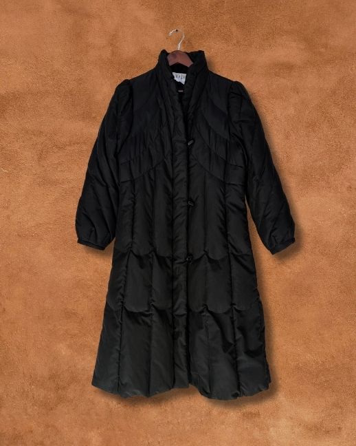 Vintage 80s Goose Down Puffer Duster