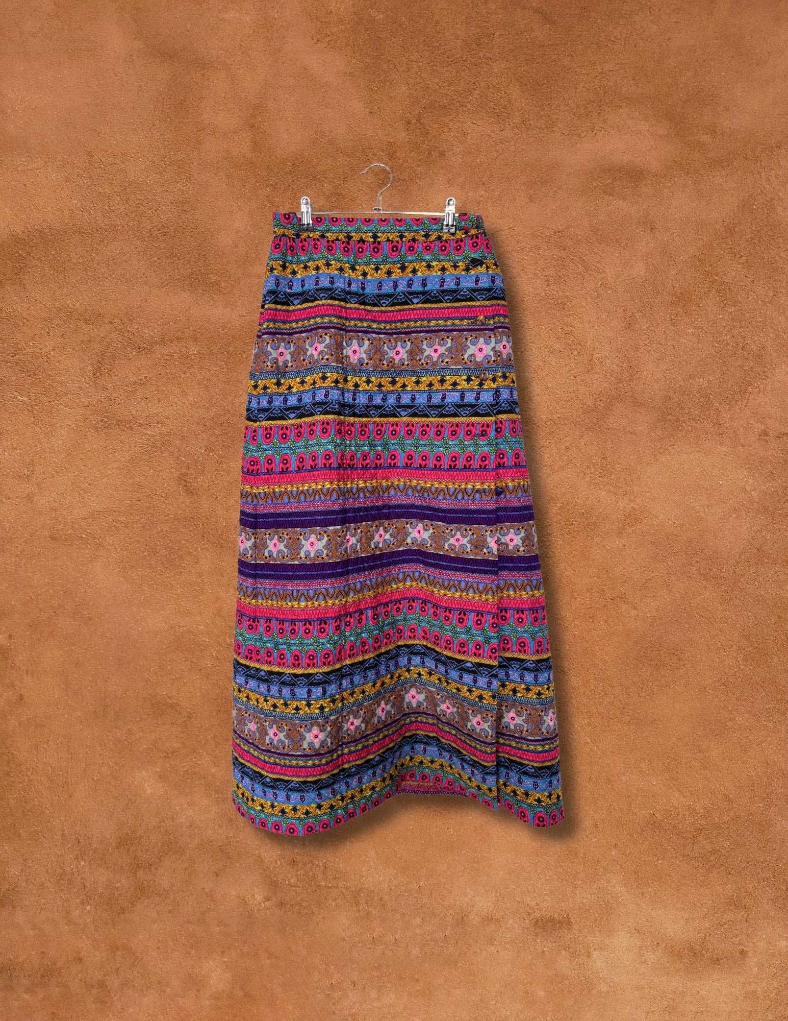 Vintage 70s Hostess Maxiskirt 29 x 42