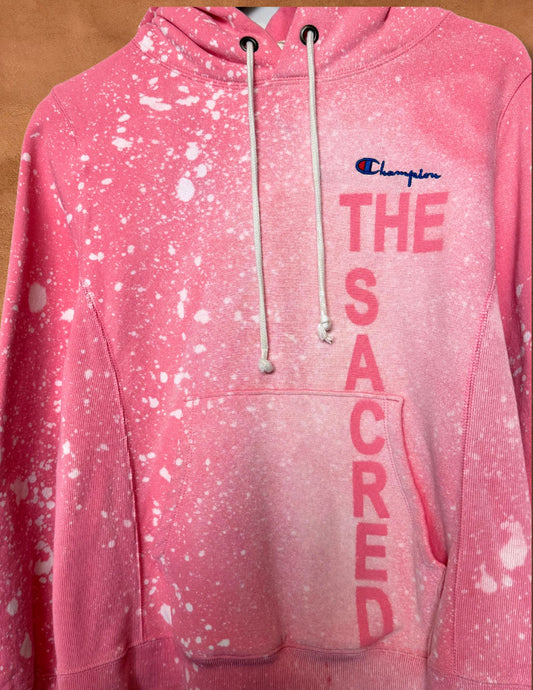 Upcycled Vintage Hoodie- 42 x 26 Champion The Sacred