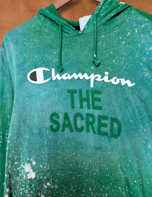 Upcycled Vintage Hoodie- 42 x 29 Champion The Sacred