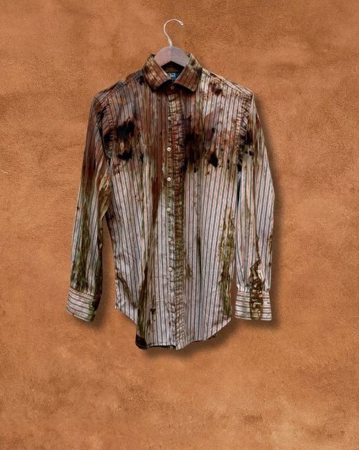 Upcycled Vintage Southwest Shirt 50 x 31 by Alexandra Barton