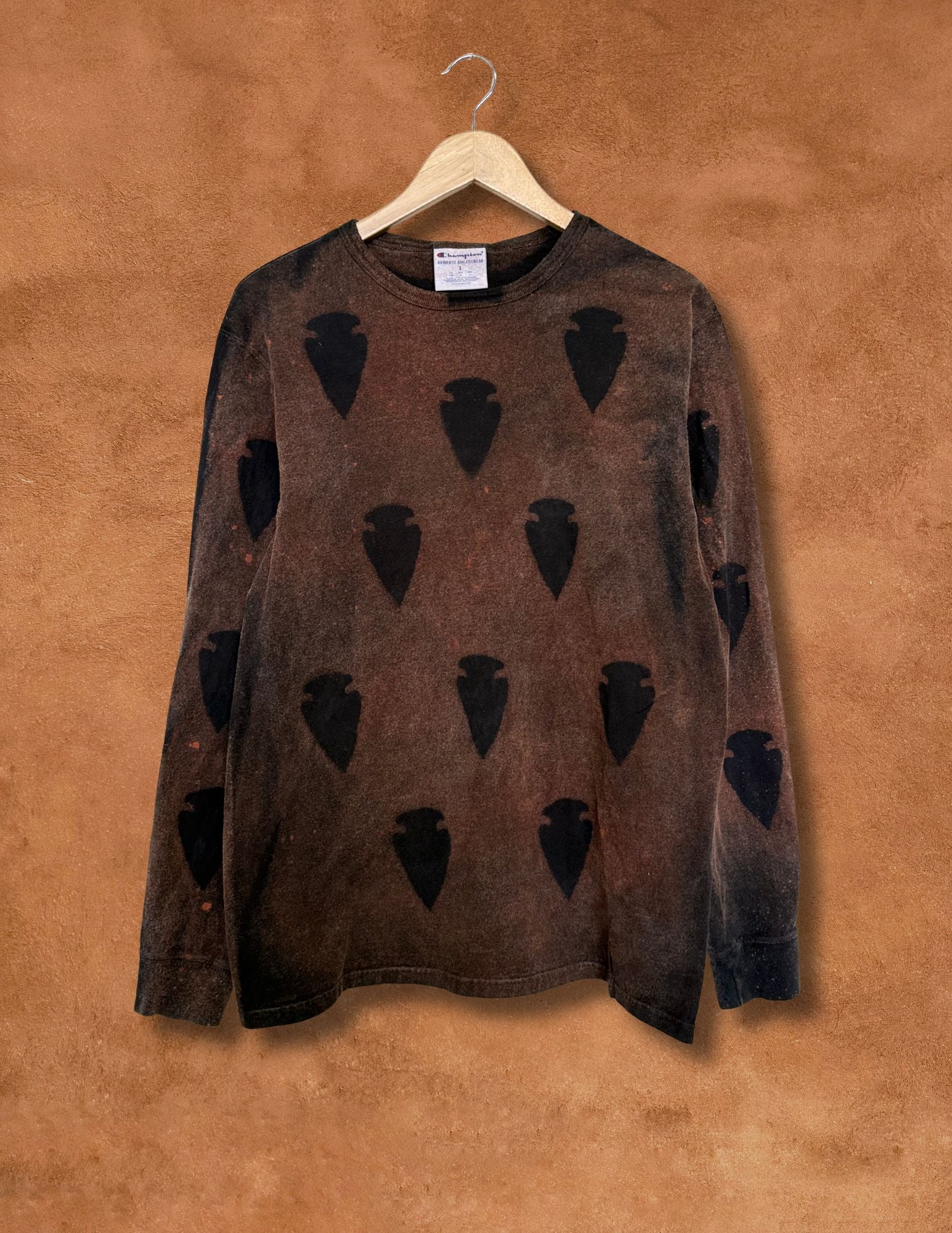 Upcycled Vintage Crew Sweatshirt- 44 x 29 Arrowhead