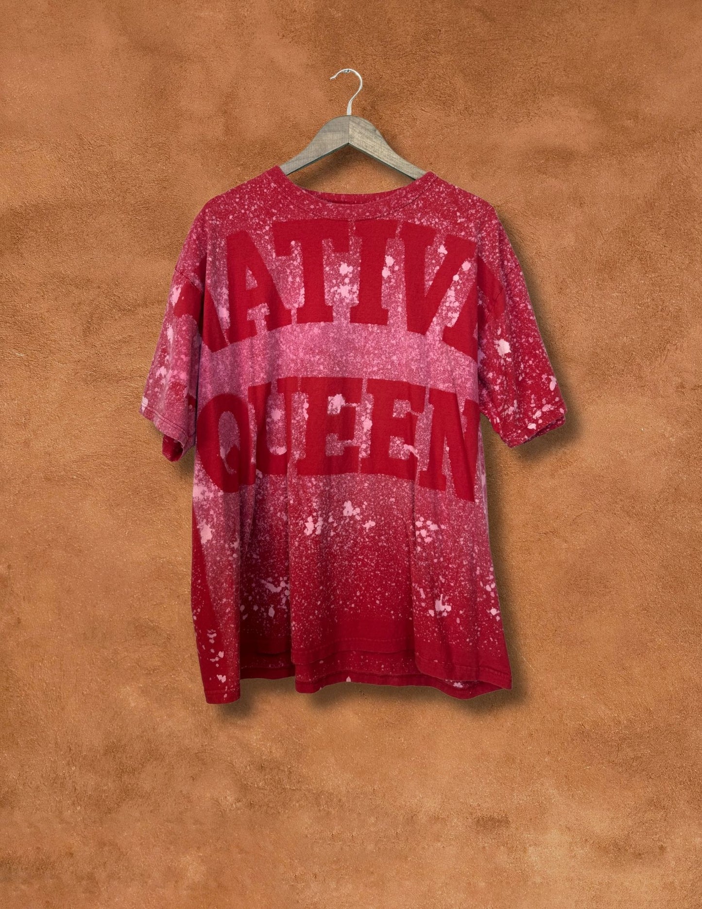 Upcycled Vintage Tee- 52 x 29 Native Queen