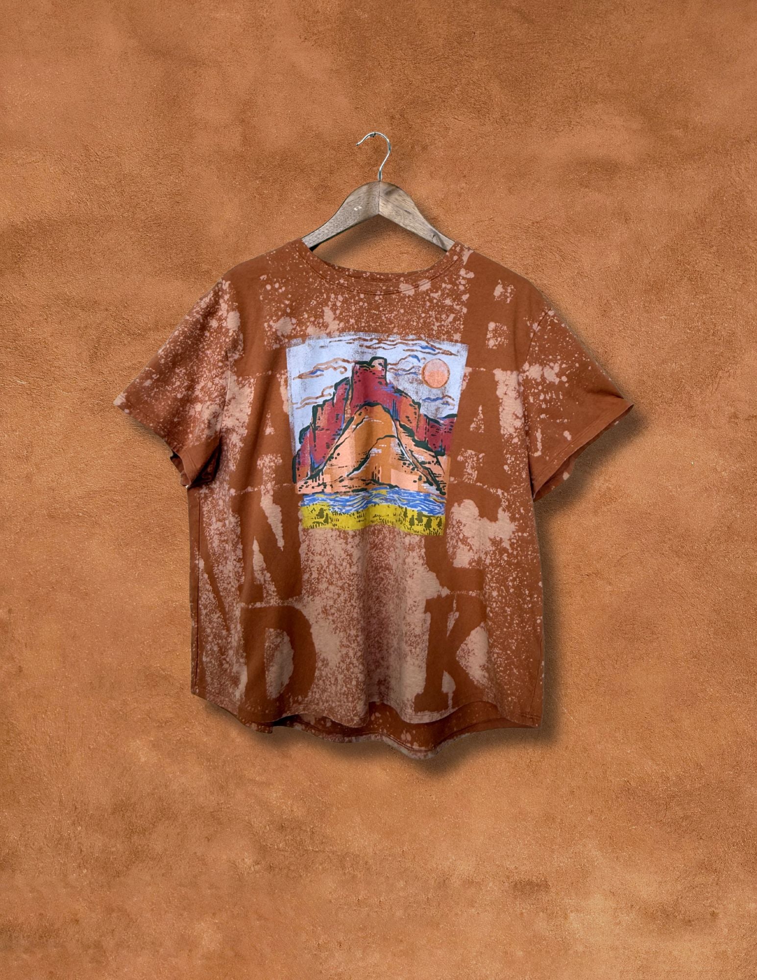 Upcycled Vintage Tee- Land Back 48 x 26