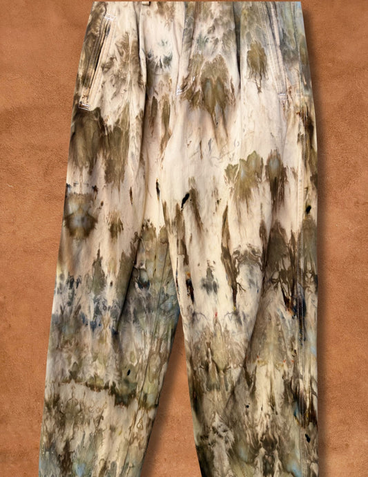 Upcycled Vintage 80s High Waisted Pant 26 x 29