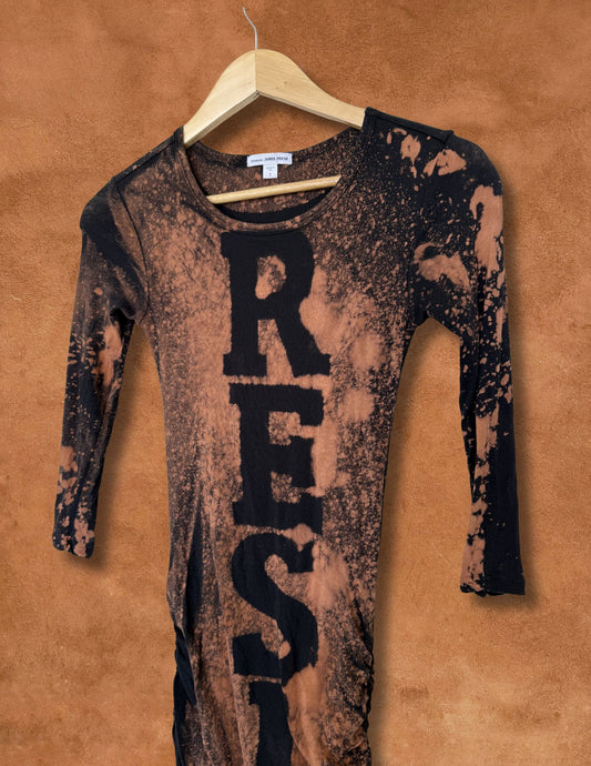 Upcycled Vintage Dress- Resist Size 1