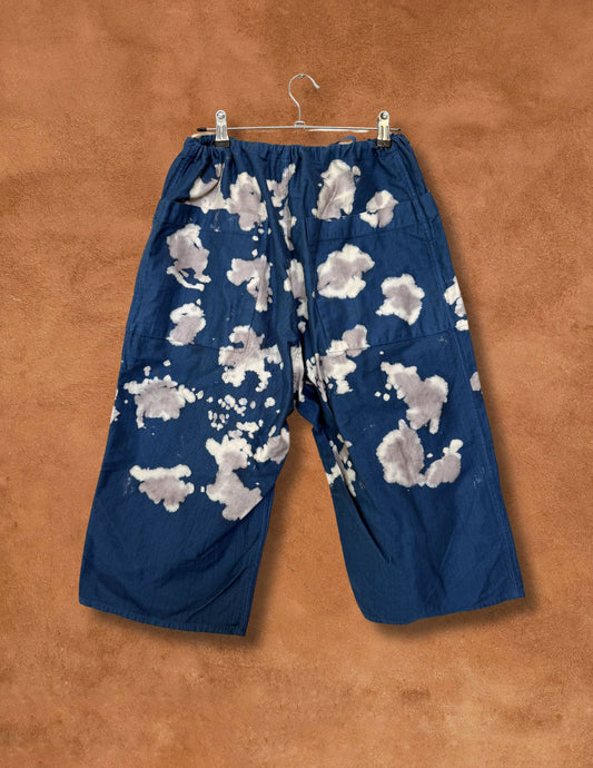 Upcycled Vintage Military Crop Pant -38 (adjustable) x 17 CLOUD