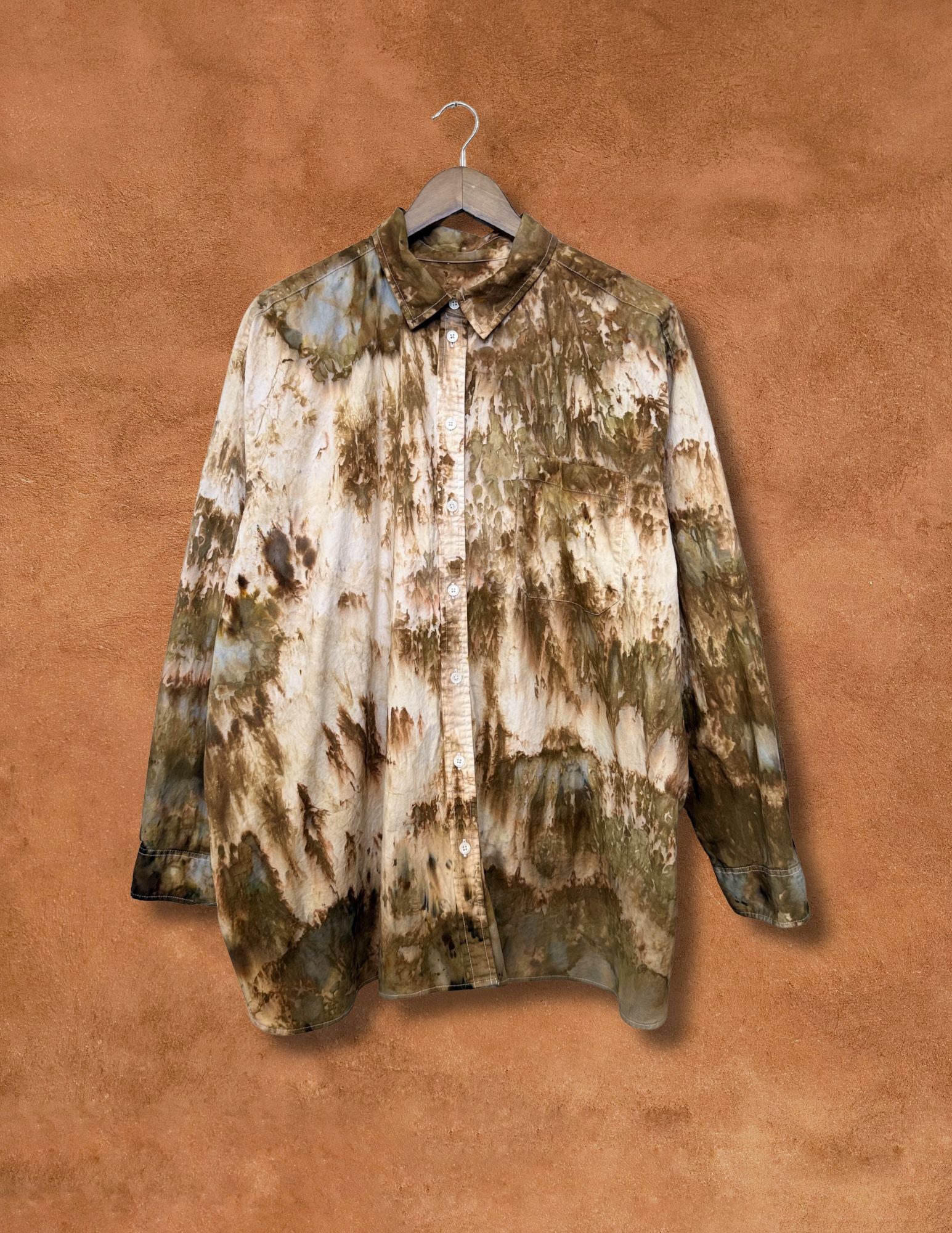 Upcycled Vintage Menswear Shirt 62 x 30