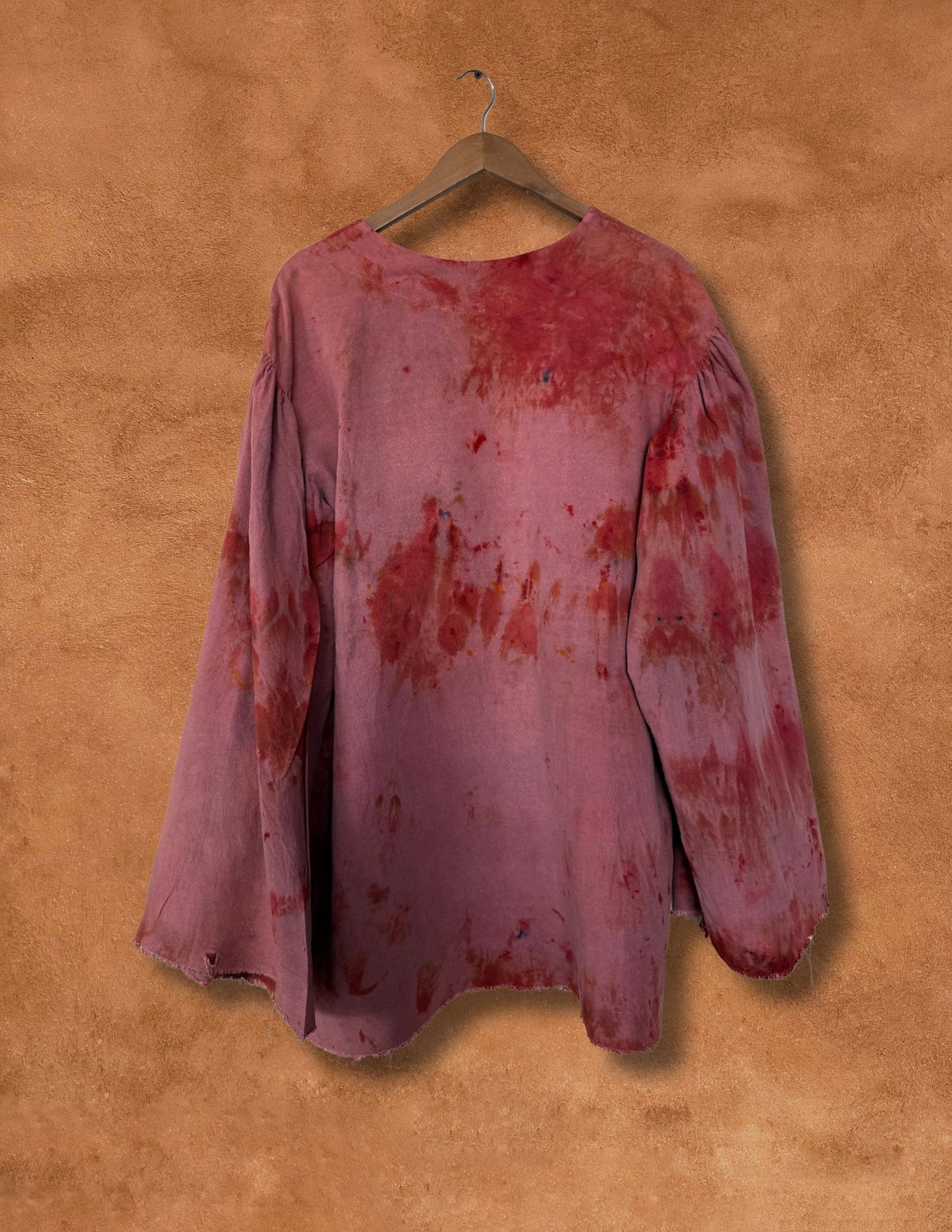 Upcycled Vintage Raw Silk Shirt