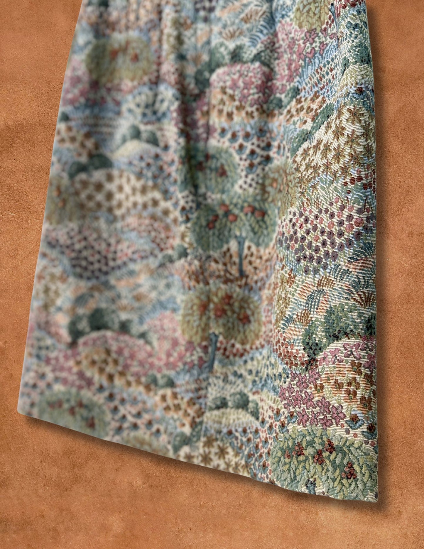 Vintage 80s Tapestry Skirt 25 x 22