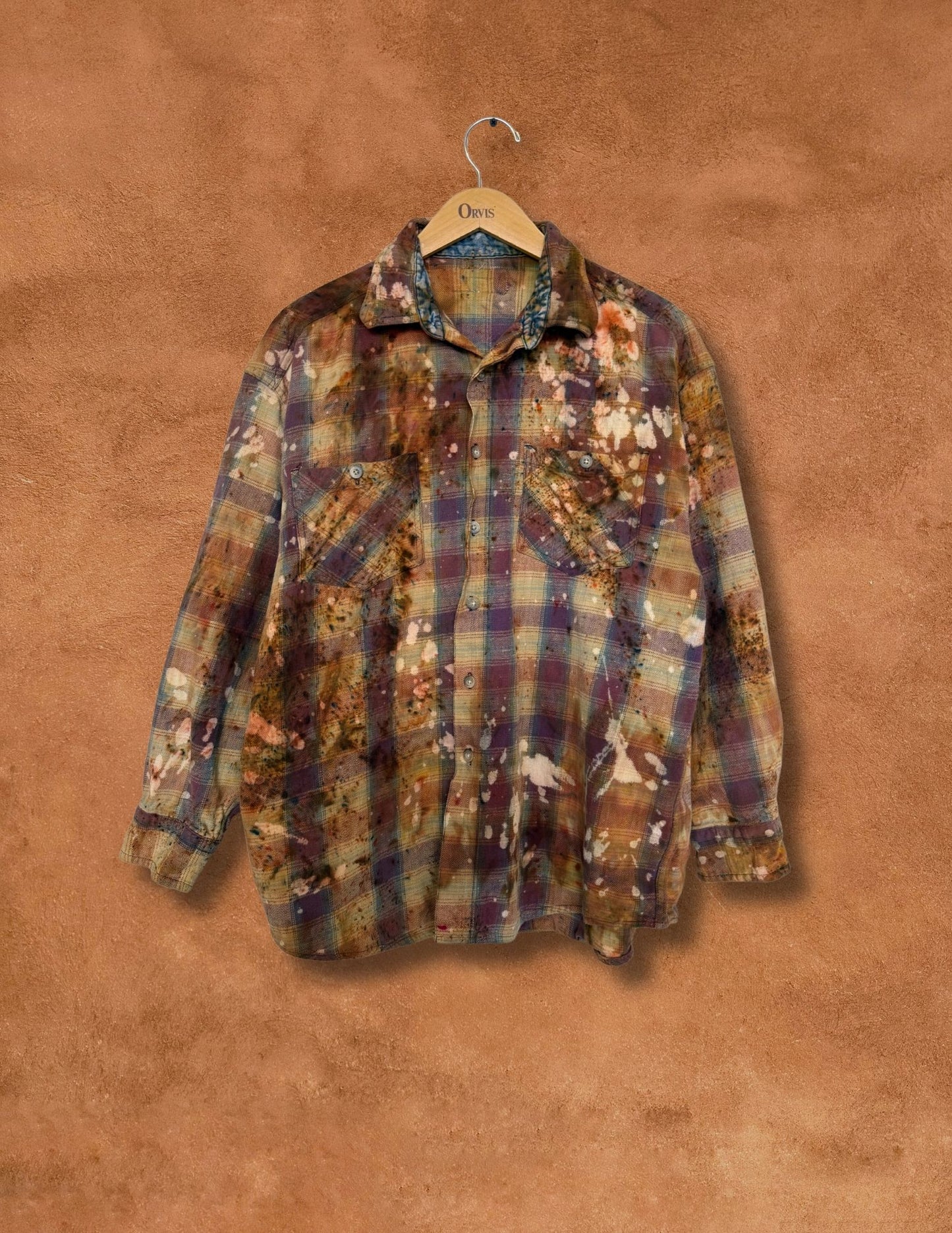 Upcycled Vintage Plaid Flannel Shirt - 1 of 44